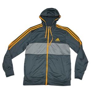 Adidas Mens M Sweatshirt Hoodie Jacket Golf Gym Running  Activewear Full Zip